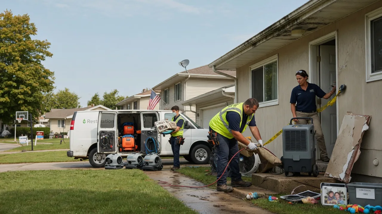 Water Damage Restoration in Bridgewater, SD near me